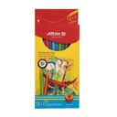 مداد رنگی 1+12  جعبه مقوایی آریا