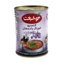 کنسرو خوراک بادمجان 380 گرمی خوشبخت