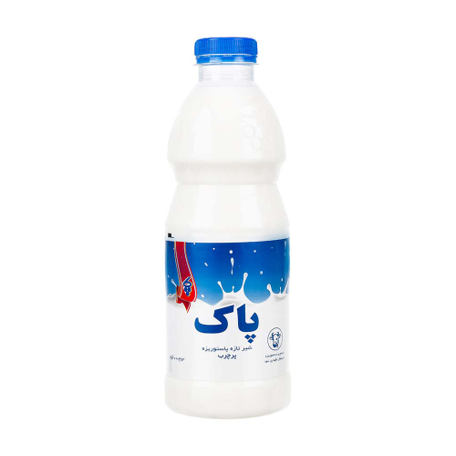 شیر پرچرب بطری 1 لیتری پاک
